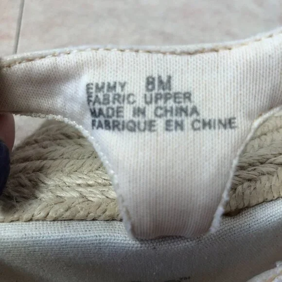 NWOB SoftMoc Emmy White Crochet Espadrilles Wedge Sandals Size 8 - Picture 8 of 13